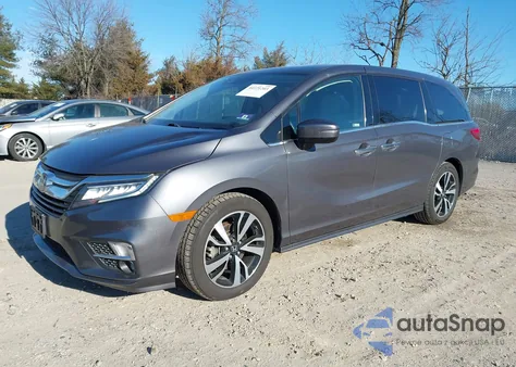 2019 Honda Odyssey Elite z USA, uszkodzony, nr VIN 5FNRL6H94KB102720